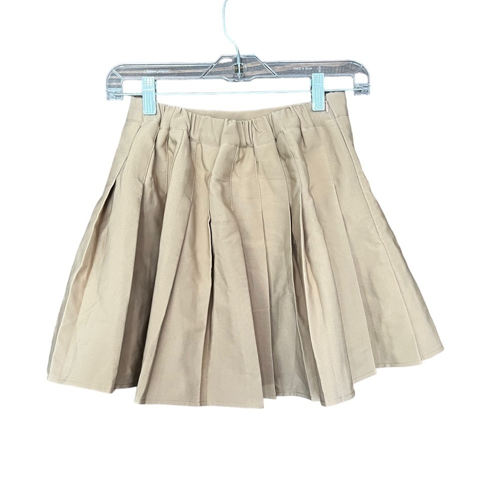 Sangtree Nwt-Girls Women's Pleated Skirt, Elastic Waist Uniform Skirt Size 4-6